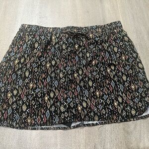 Geometric Patterned Mini Skort